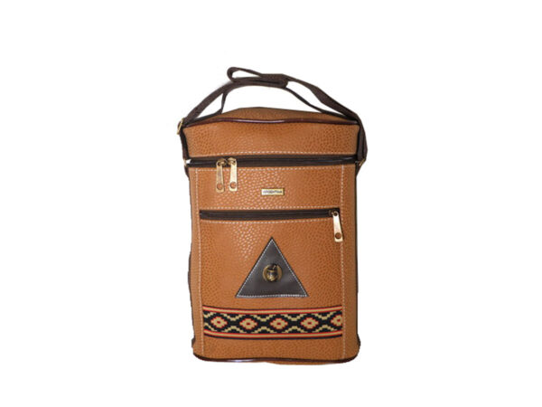BOLSO PORTA TERMOS CARPINCHO FORRADO C/ BASE DE MA