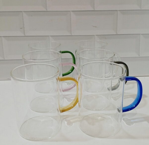SET TAZA-JARRO VIDRIO X 6 UNID. 300ML