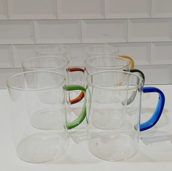 SET TAZA-JARRO VIDRIO X 6 UNID.