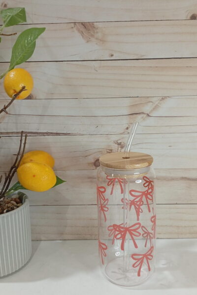 VASO VIDRIO T/BAMBU SORBETE 500ML MOÑOS