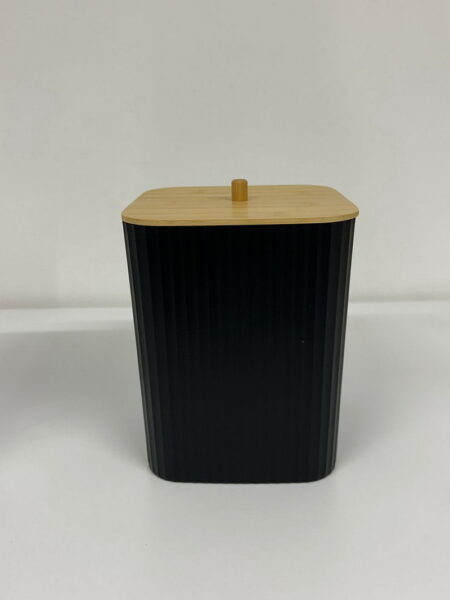 TACHO RESIDUOS PLAST. T/BAMBU LINEA BLACK