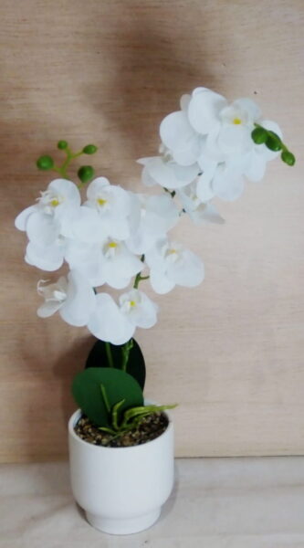 PLANTA-FLORES ARTIF. C/MACETA 48cm.