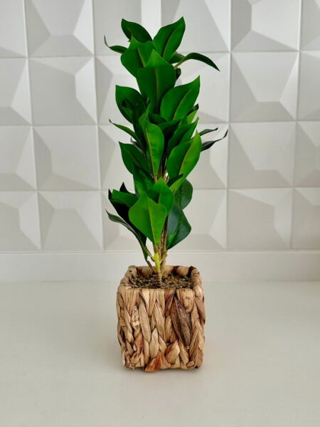 PLANTA ARTIFICIAL MACETA RUSTIC 40Cm.