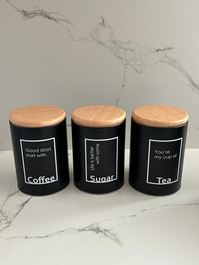 SET X3 LATAS BLACK REDONDO