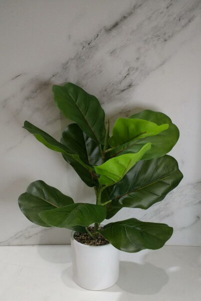PLANTA ARTIFICIAL C/MACETA CERAMICA 40Cm.