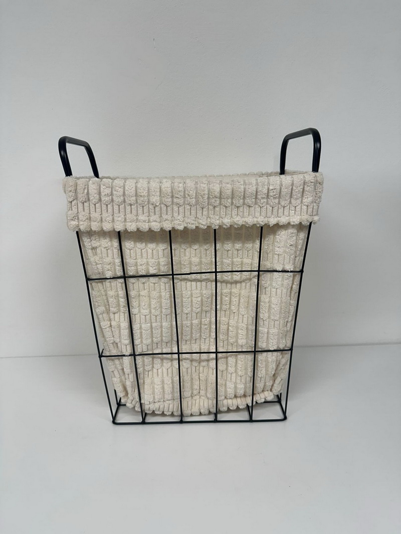 CESTO PARA ROPA L/LOVE WHITE