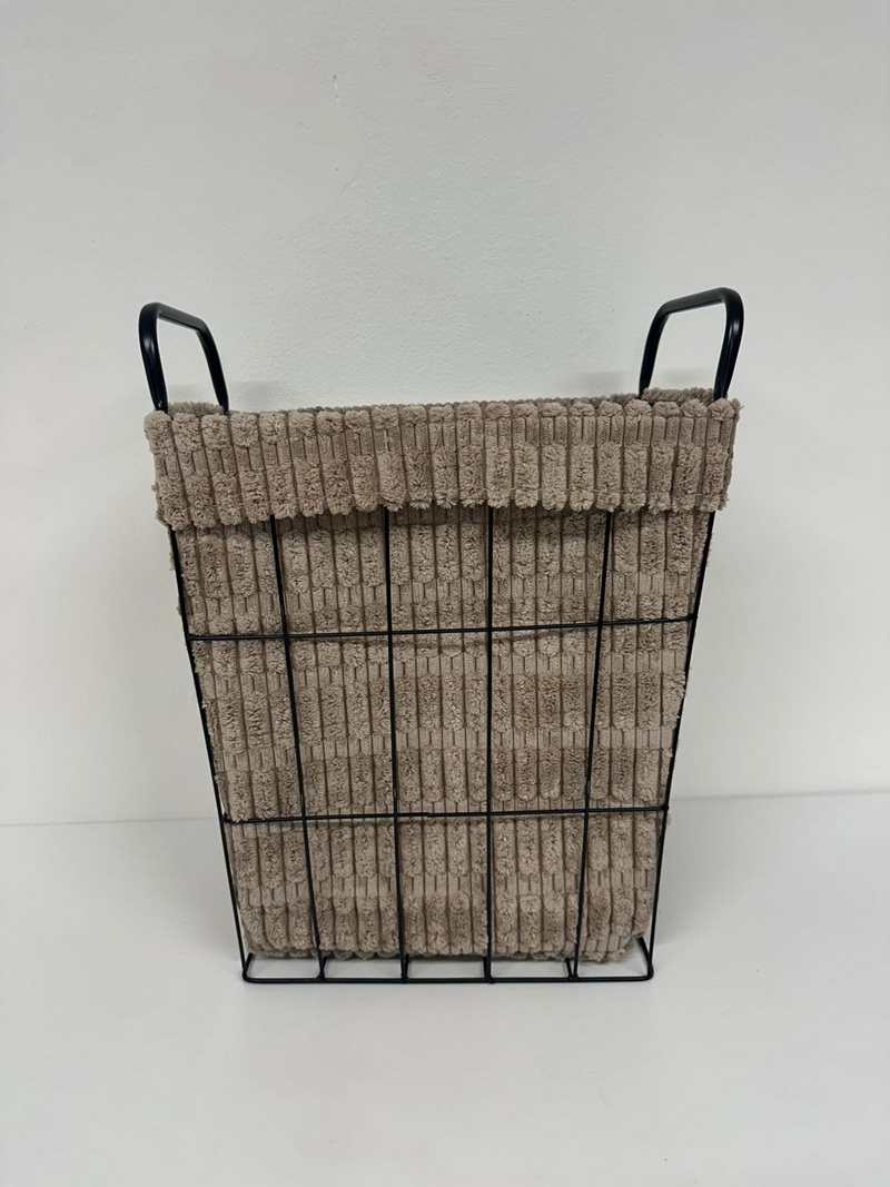 CESTO METAL L/LOVE BEIGE