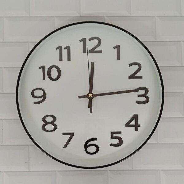 RELOJ P/PARED BLACK