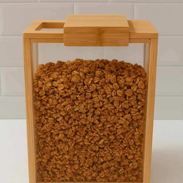 CONTENEDOR CEREALERO BAMBU C/VISOR